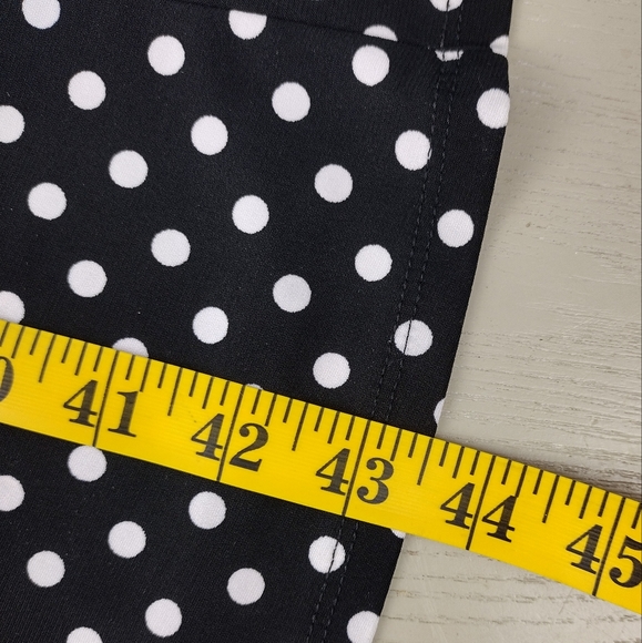 Chaps Polka Dot Dress - Picture 4 of 8